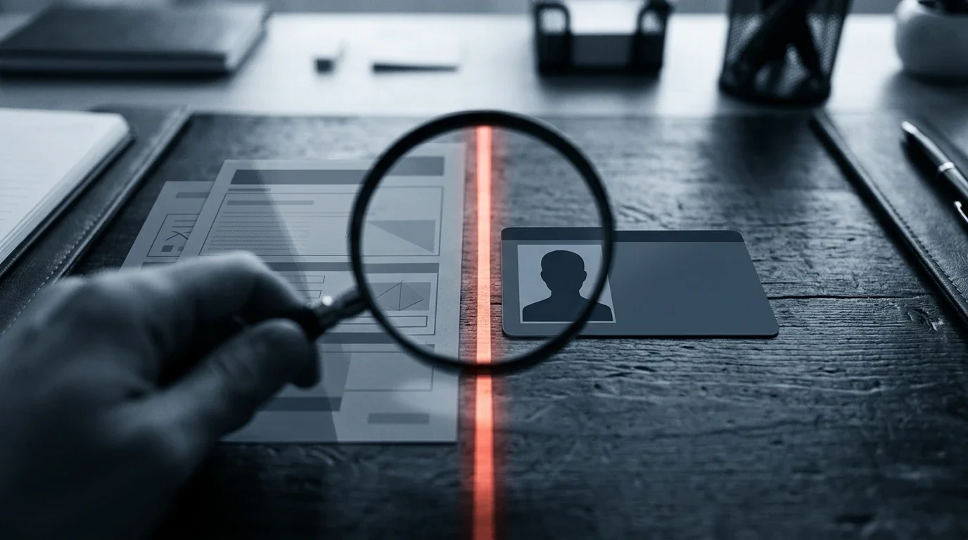 Concepto visual del umbral AML y la verificación KYC en pagos